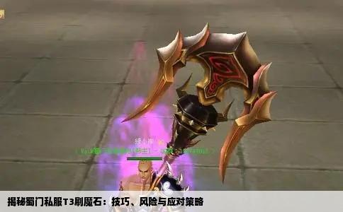 揭秘蜀门私服T3刷魔石：技巧、风险与应对策略